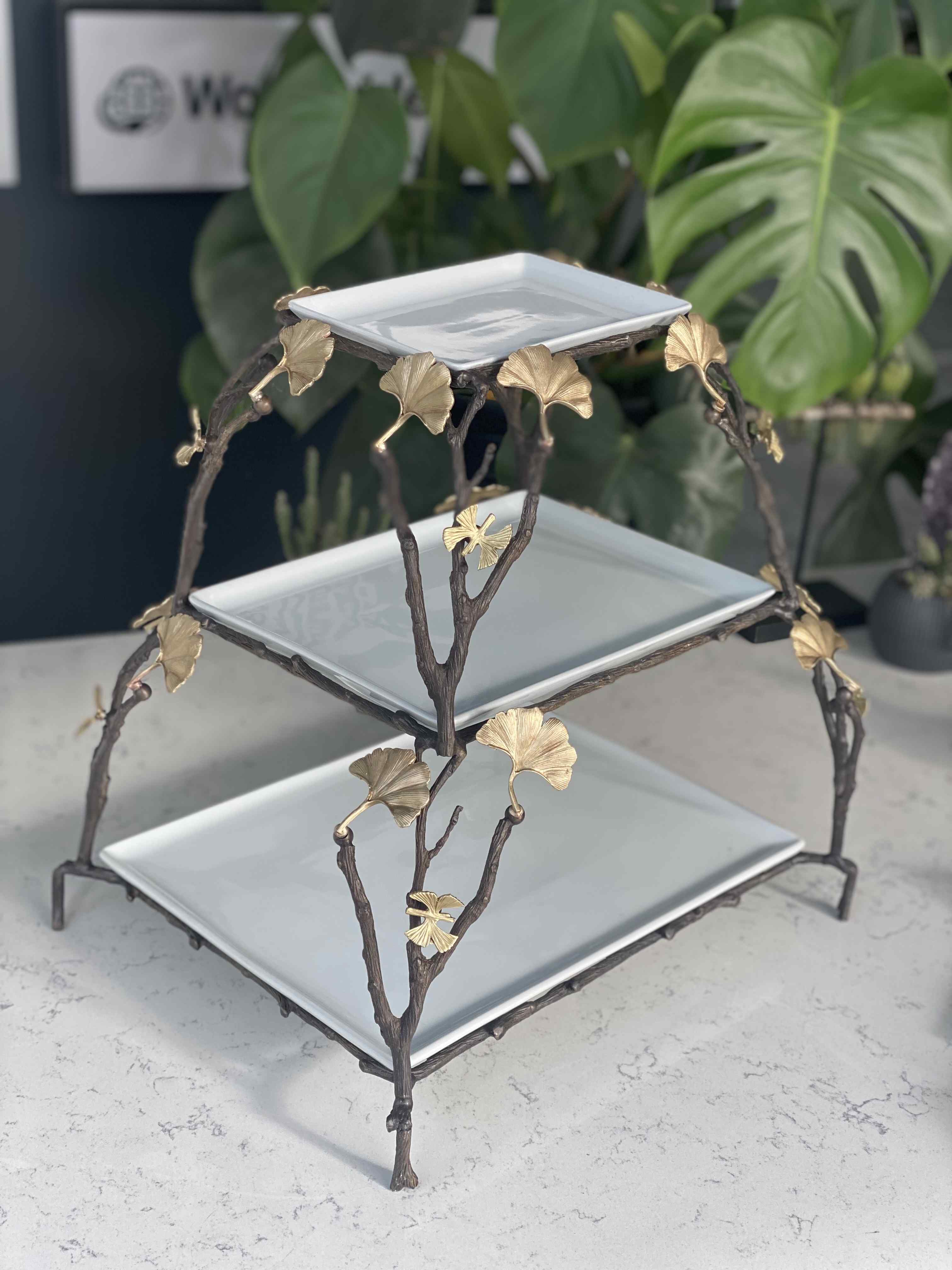 BUTTERFLY DECOR 3-TIER STAND